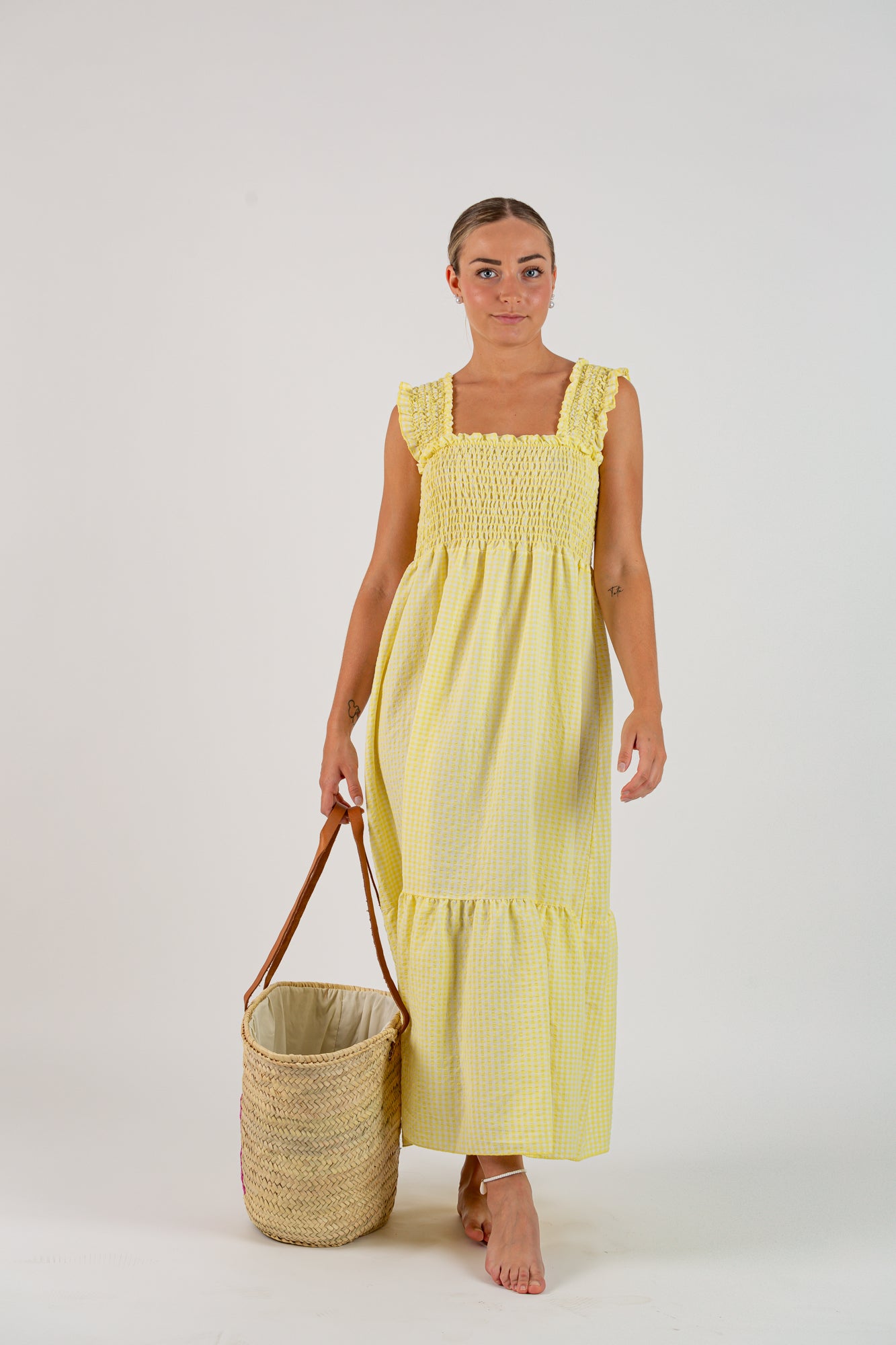 Vestido Vichy Amarillo