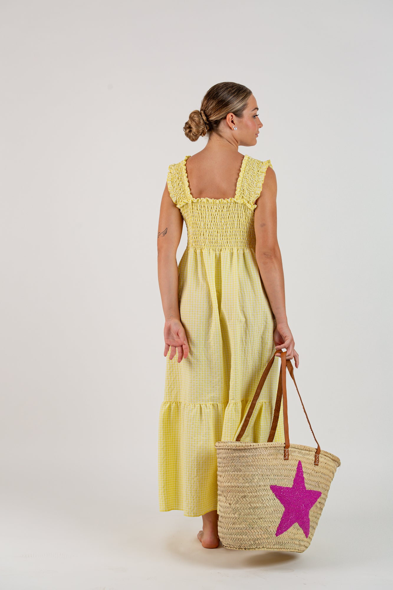 Vestido Vichy Amarillo