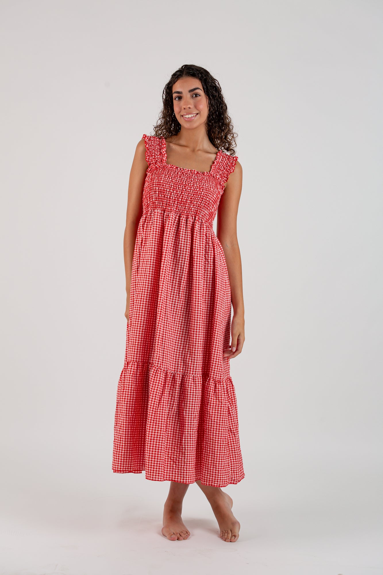 Vestido Vichy Rojo