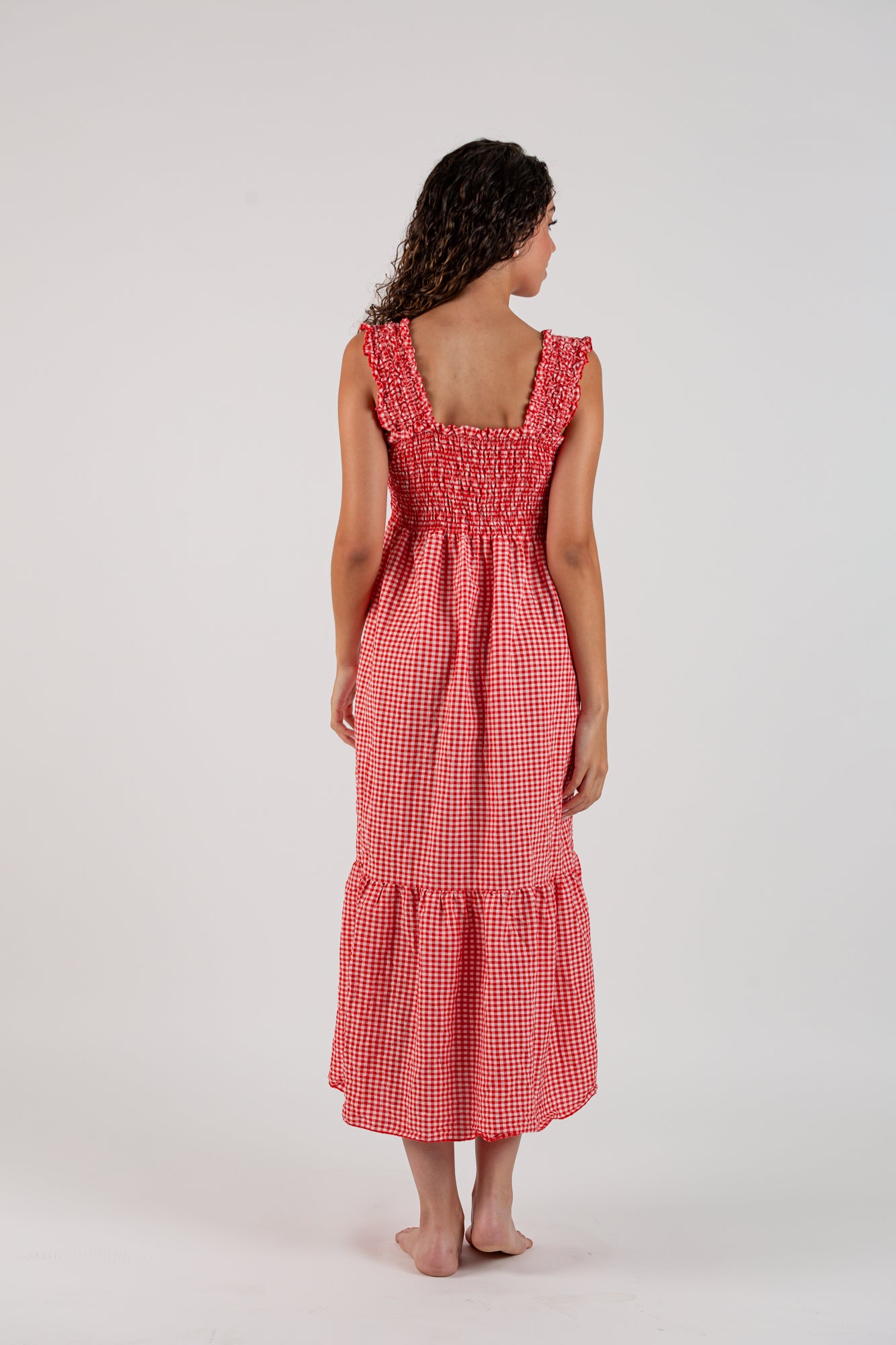 Vestido Vichy Rojo