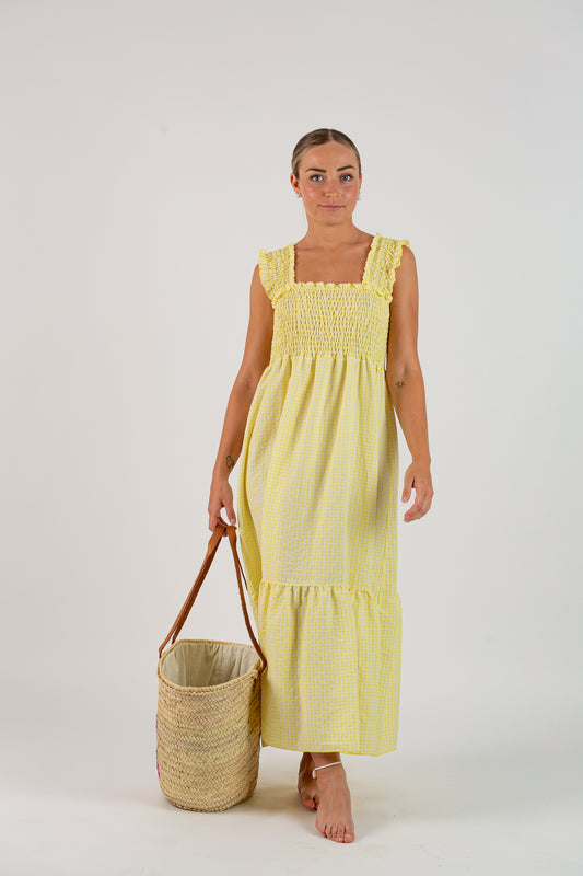 Vestido Vichy Amarillo