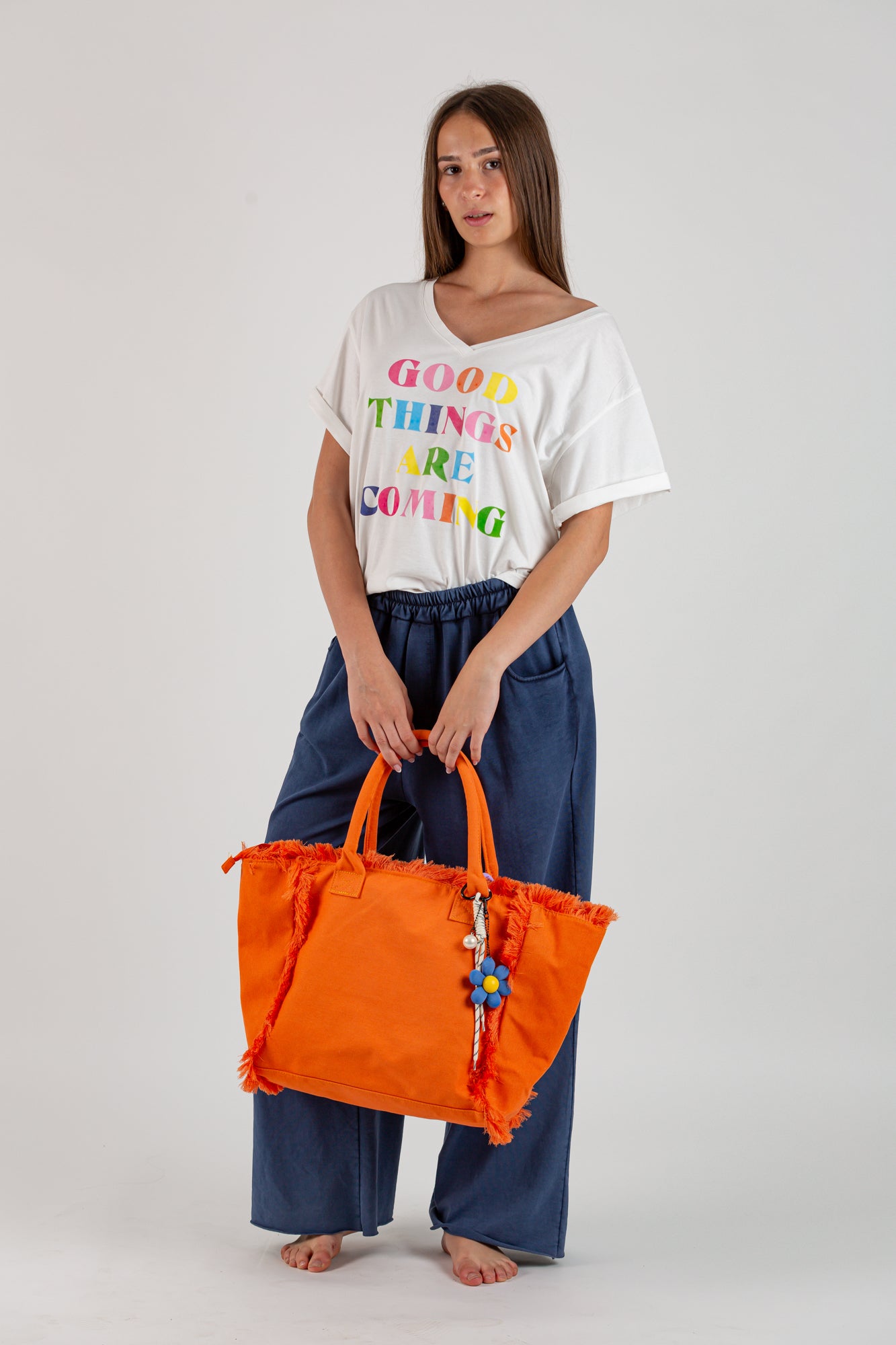 Pantalón casual palazzo